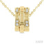 Diamond Rondelle Fashion Pendant
