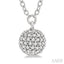 Sphere Diamond Pendant