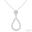 Pear Shape Diamond Fashion Pendant