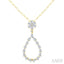 Pear Shape Diamond Fashion Pendant