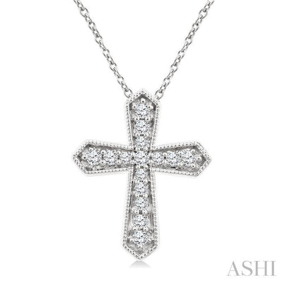 Cross Petite Diamond Fashion Pendant