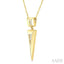 Pyramid Diamond Fashion Pendant