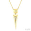 Pyramid Diamond Fashion Pendant