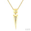 Pyramid Diamond Fashion Pendant
