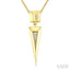 Pyramid Diamond Fashion Pendant