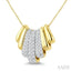 Pave-Set Diamond Fashion Pendant