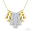 Pave-Set Diamond Fashion Pendant