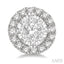 Round Shape Halo Lovebright Essential Diamond Earrings