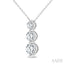 3 Stone Diamond Fashion Pendant