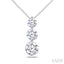 3 Stone Diamond Fashion Pendant