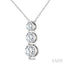 3 Stone Diamond Fashion Pendant