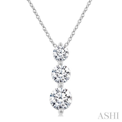 3 Stone Diamond Fashion Pendant