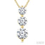 3 Stone Diamond Fashion Pendant