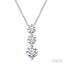 3 Stone Diamond Fashion Pendant
