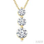 3 Stone Diamond Fashion Pendant