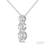 3 Stone Diamond Fashion Pendant