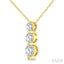 3 Stone Diamond Fashion Pendant