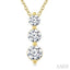 3 Stone Diamond Fashion Pendant