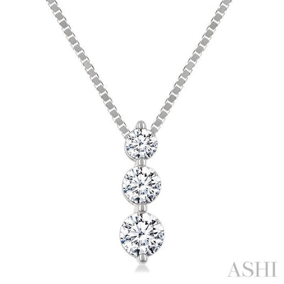 3 Stone Diamond Fashion Pendant
