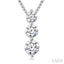 3 Stone Diamond Fashion Pendant