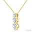 3 Stone Diamond Fashion Pendant