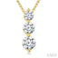 3 Stone Diamond Fashion Pendant