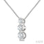 3 Stone Diamond Fashion Pendant