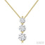 3 Stone Diamond Fashion Pendant