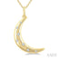 Moon Mosaic Diamond Fashion Pendant