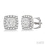 Cushion Shape Halo Lovebright Essential Diamond Earrings