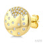 Mosaic Circle Diamond Fashion Earrings