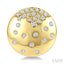 Mosaic Circle Diamond Fashion Earrings