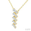Mixed Shape Diamond Fashion Pendant