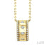Golden Glow Diamond Fashion Pendant