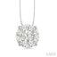Round Shape Lovebright Essential Diamond Solitaire Pendant