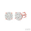 Round Shape Lovebright Essential Diamond Stud Earrings
