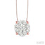 Round Shape Lovebright Essential Diamond Solitaire Pendant