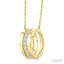 Golden Glow Diamond Fashion Pendant