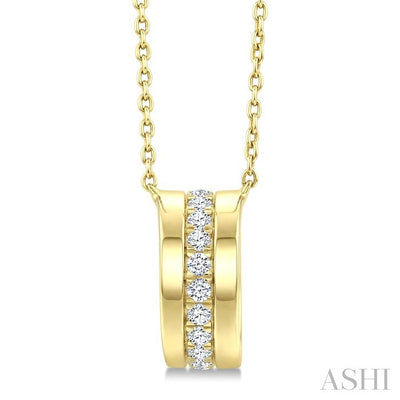 Golden Glow Diamond Fashion Pendant