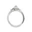 Pear Diamond Halo Engagement Ring