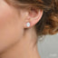 Oval Shape Bezel Set Lovebright Essential Diamond Stud Earrings
