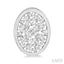 Oval Shape Bezel Set Lovebright Essential Diamond Stud Earrings