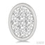 Oval Shape Bezel Set Lovebright Essential Diamond Stud Earrings