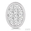 Oval Shape Bezel Set Lovebright Essential Diamond Stud Earrings