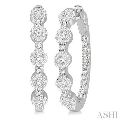 Inside-Out Lovebright Diamond Hoop Earrings