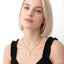 Marquise Shape Bezel Set Paperclip Diamond Fashion Pendant