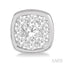 Cushion Shape Bezel Set Lovebright Essential Diamond Stud Earrings