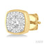 Cushion Shape Bezel Set Lovebright Essential Diamond Stud Earrings