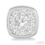Cushion Shape Bezel Set Lovebright Essential Diamond Stud Earrings
