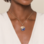 Diamond & Enamel Medallion Pendant